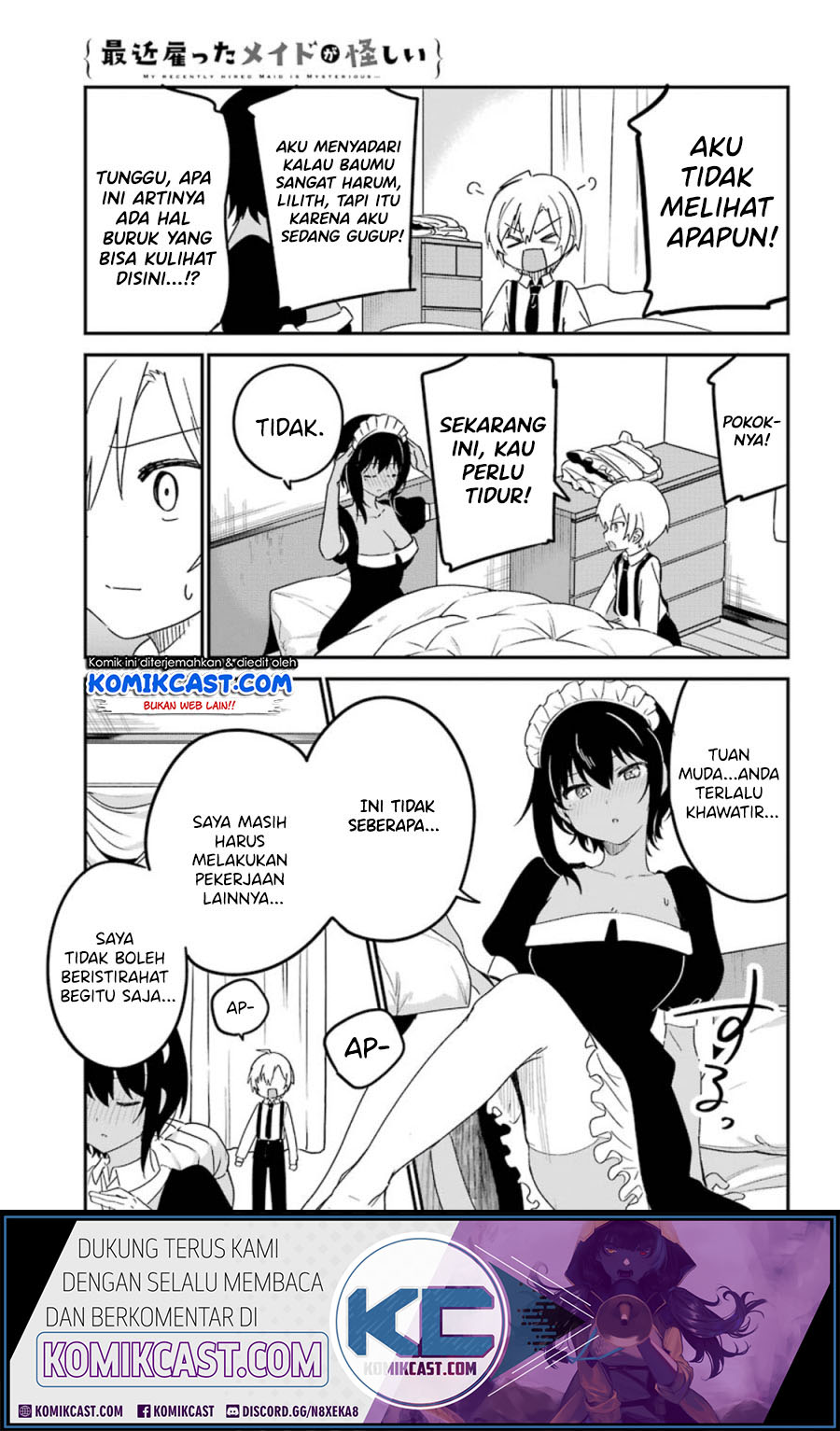 My Recently Hired Maid Is Suspicious Chapter 09 Bahasa Indonesia