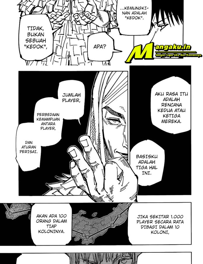 Jujutsu Kaisen Chapter 167 Bahasa Indonesia