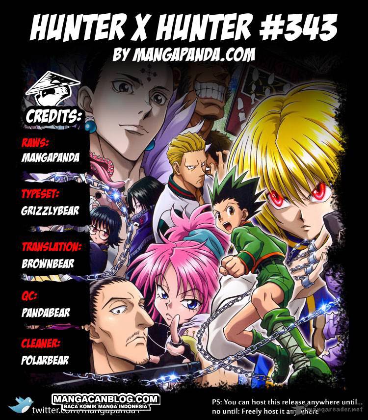 Hunter x Hunter Chapter 343 Bahasa Indonesia