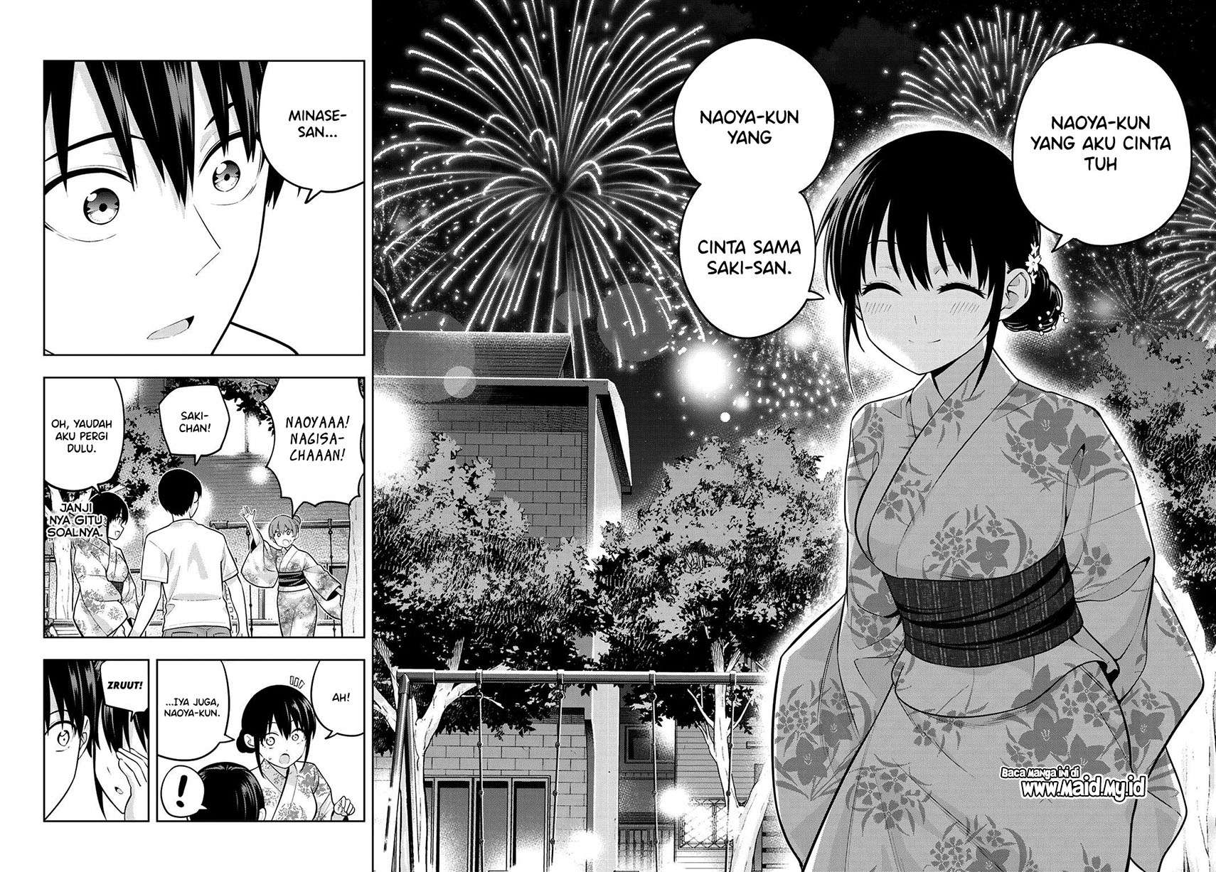 Kanojo mo Kanojo Chapter 52 Bahasa Indonesia