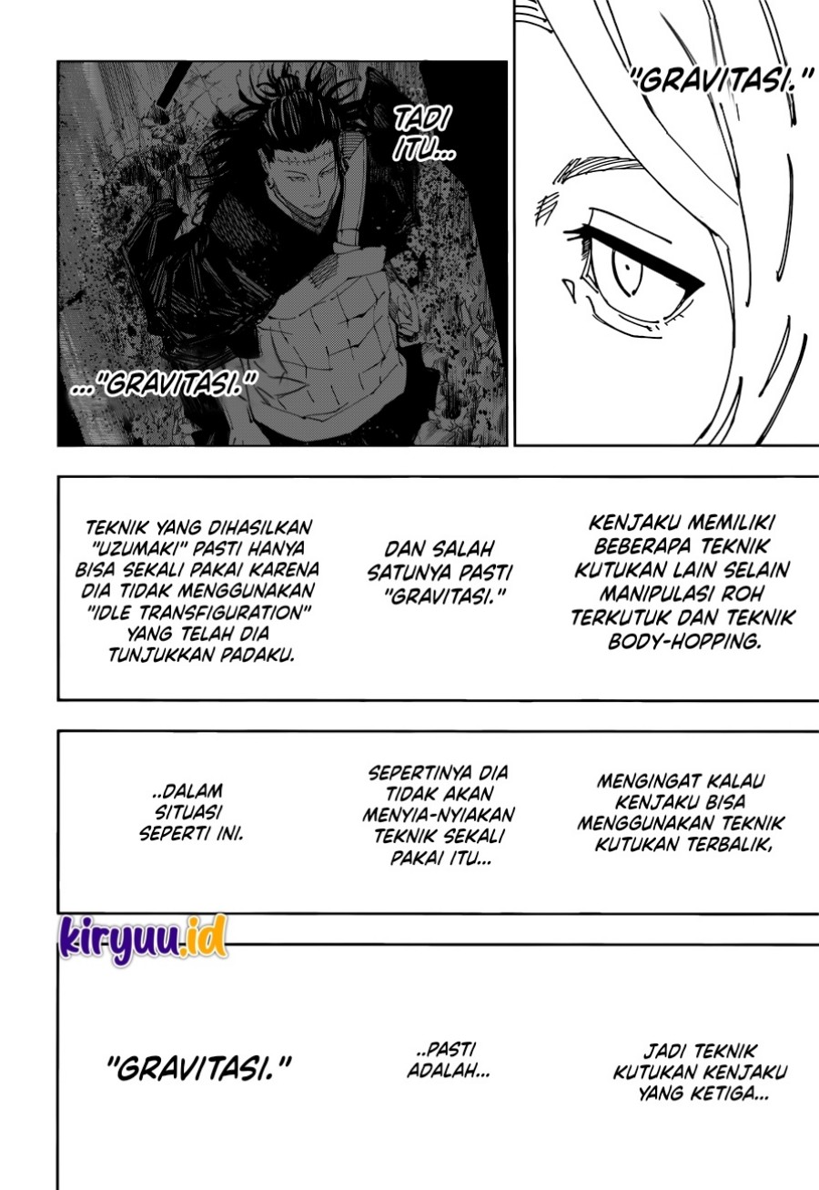 Jujutsu Kaisen Chapter 205 Bahasa Indonesia