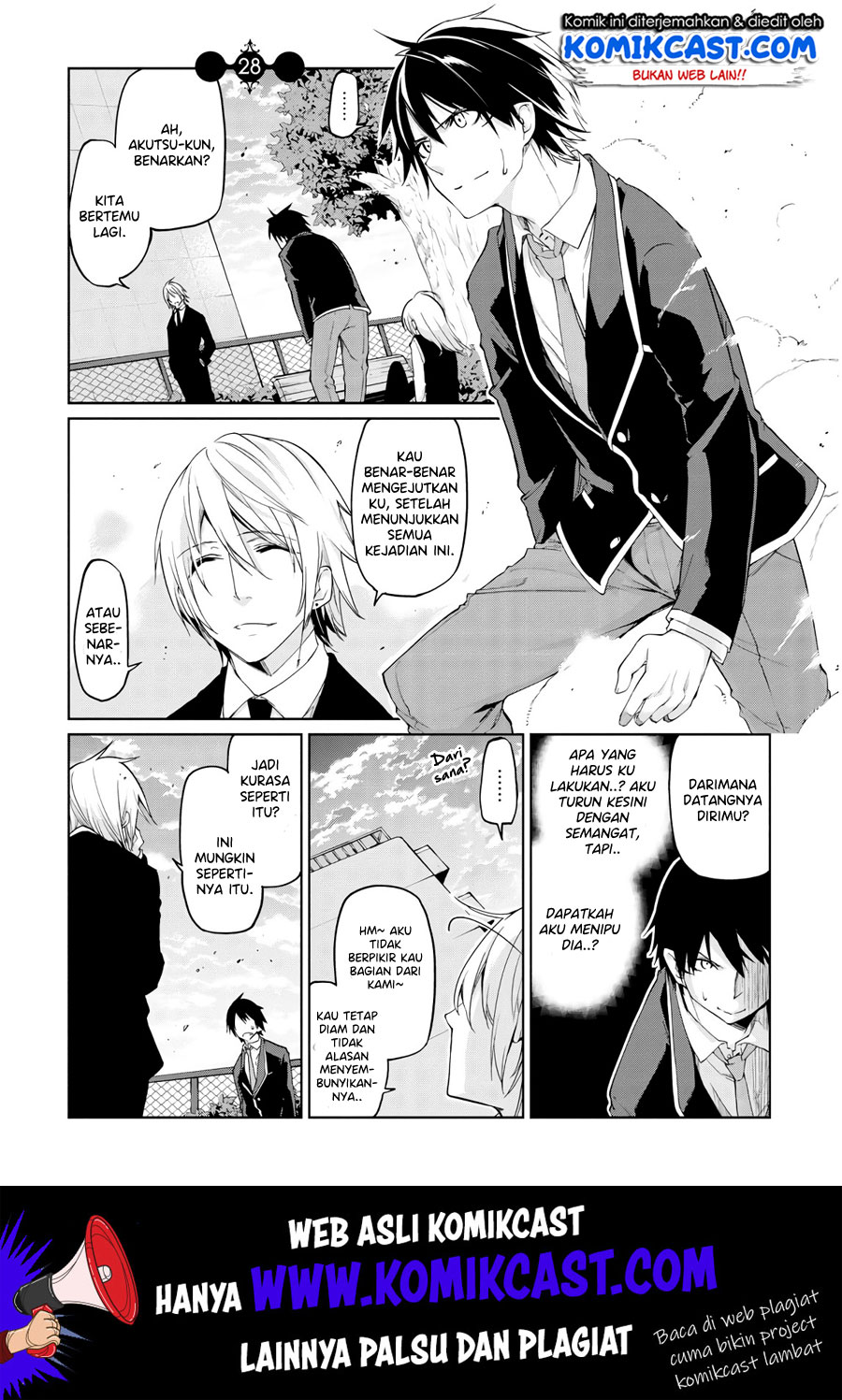 Oroka na Tenshi wa Akuma to Odoru Chapter 28 Bahasa Indonesia