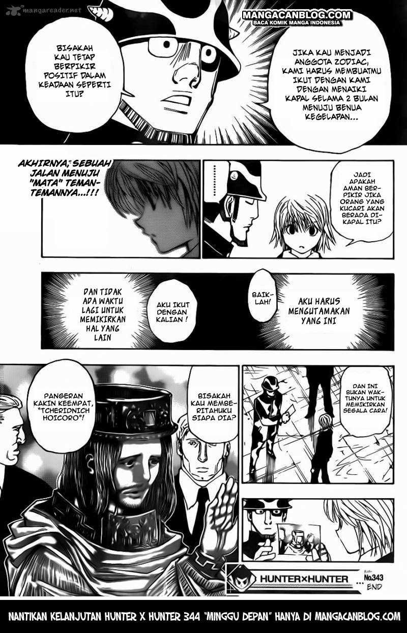 Hunter x Hunter Chapter 343 Bahasa Indonesia