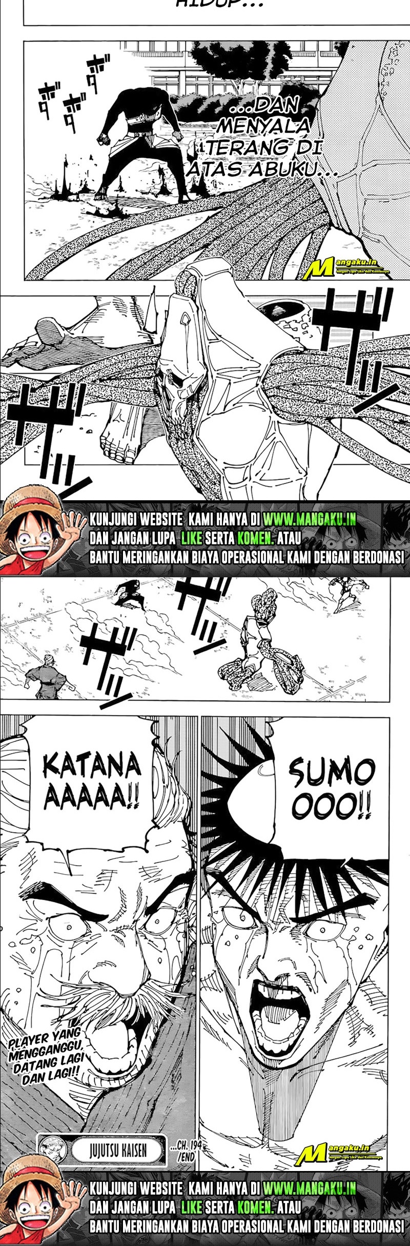 Jujutsu Kaisen Chapter 194 Bahasa Indonesia