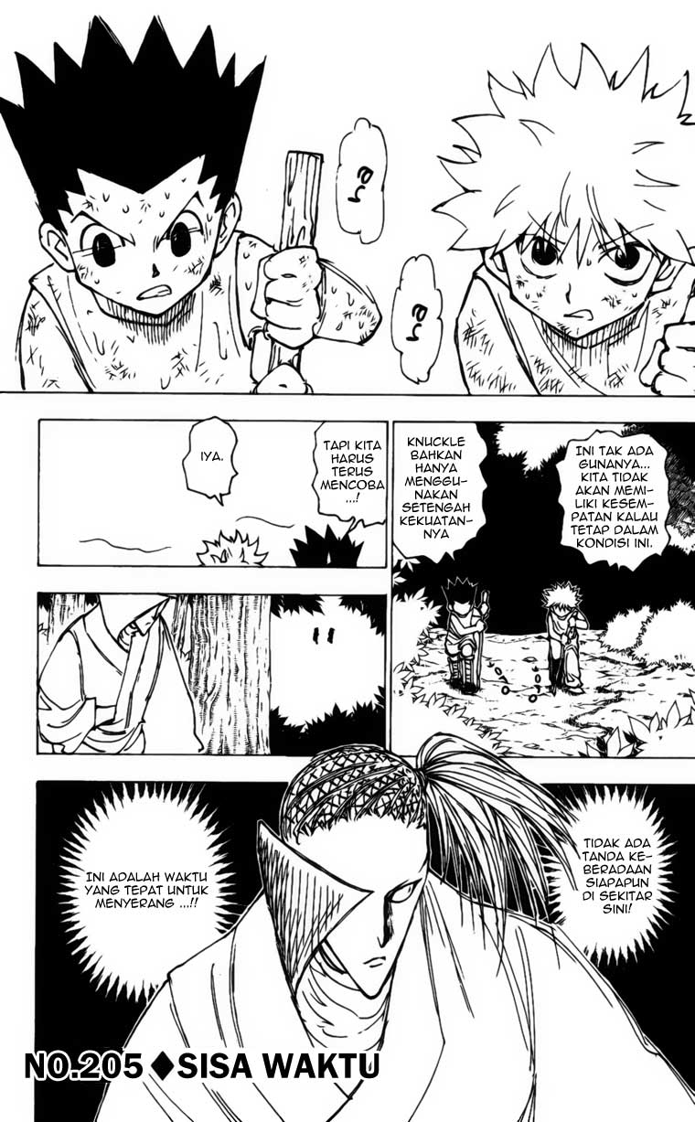 Hunter x Hunter Chapter 205 Bahasa Indonesia