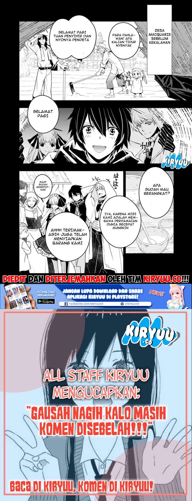 Fukushuu o Koinegau Saikyou Yuusha wa, Yami no Chikara de Senmetsu Musou Suru Chapter 03.2 Bahasa Indonesia