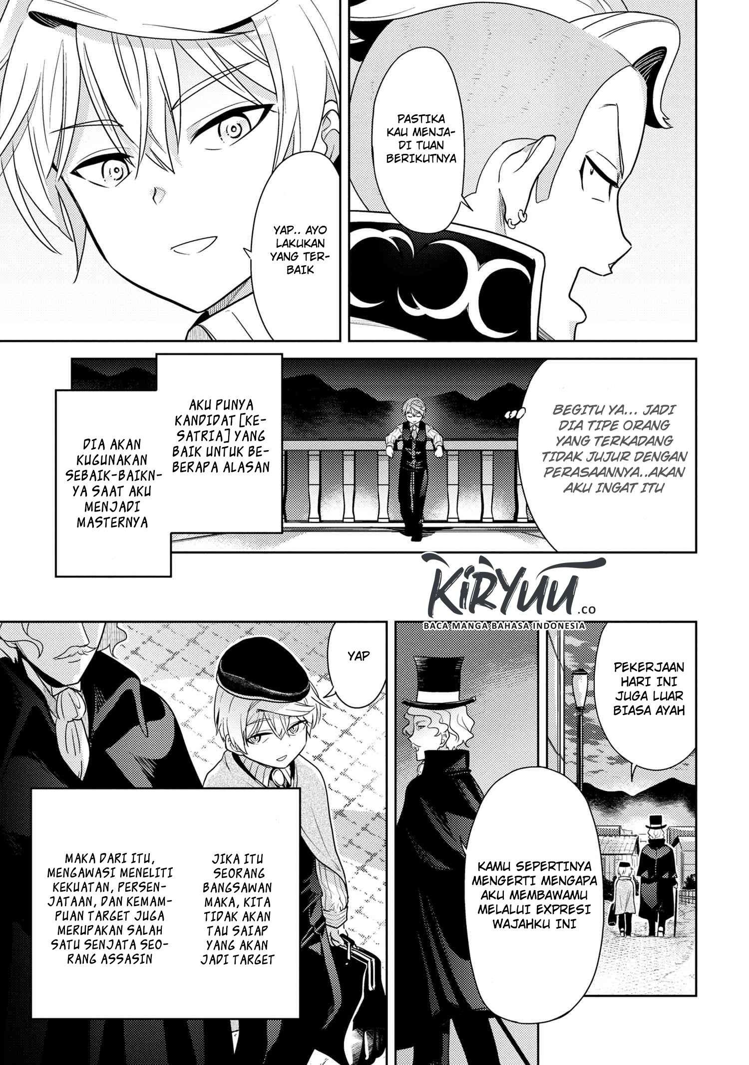 Sekai Saikyou no Assassin, Isekai Kizoku ni Tensei Suru Chapter 4.2 Bahasa Indonesia