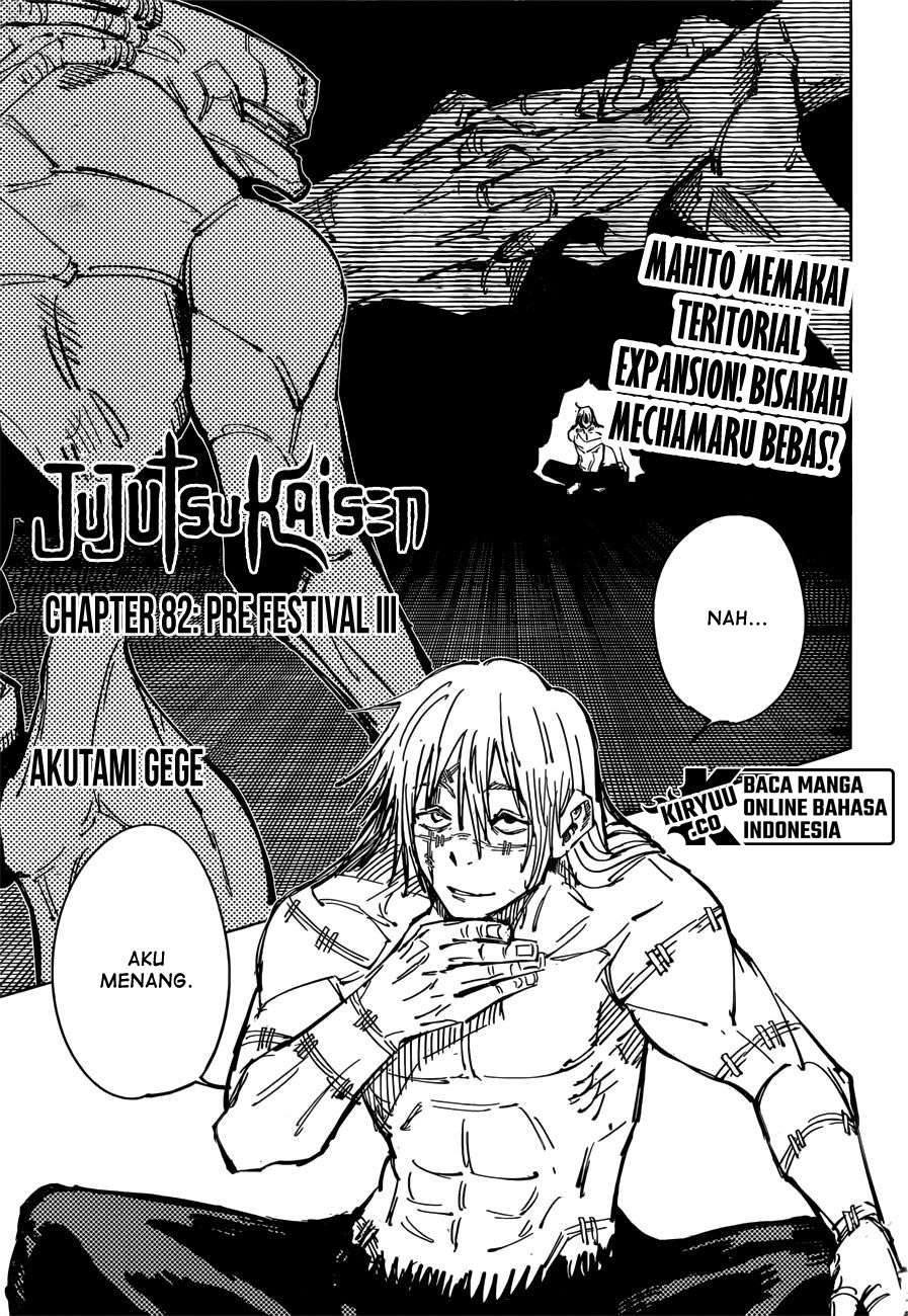 Jujutsu Kaisen Chapter 82 Bahasa Indonesia