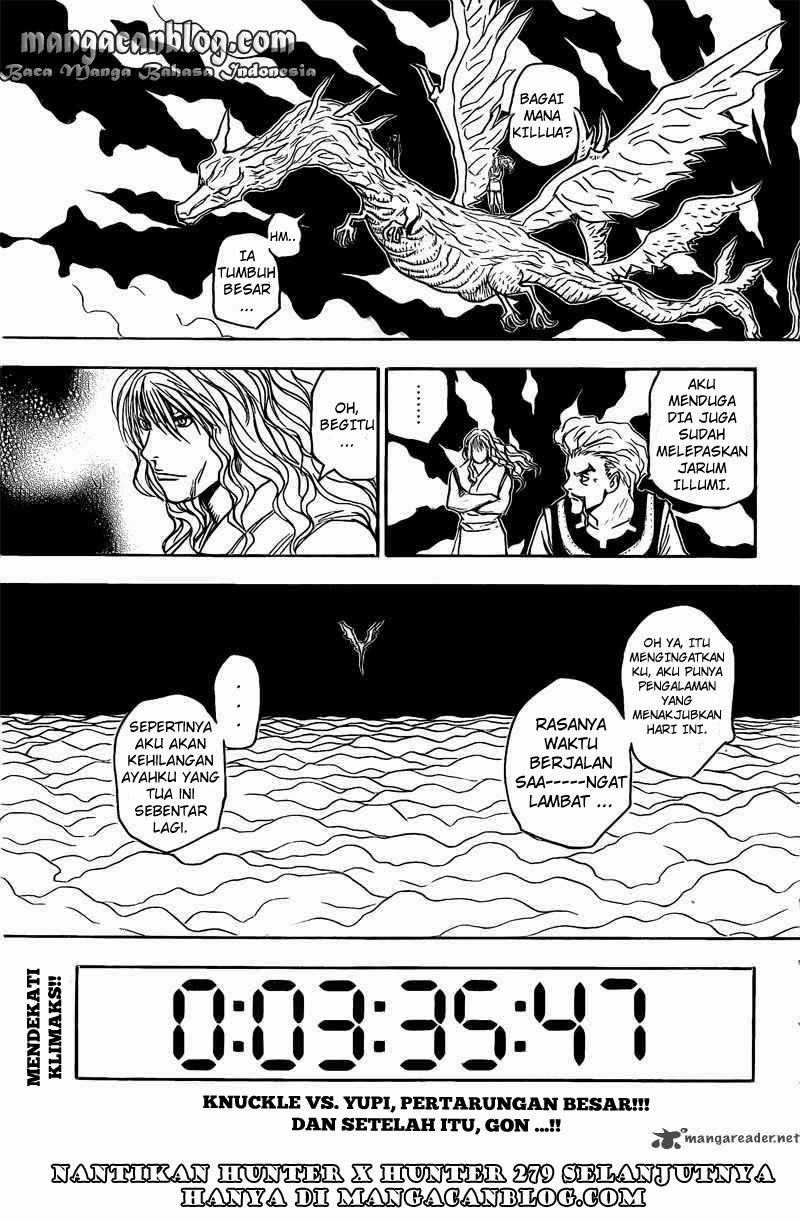 Hunter x Hunter Chapter 278 Bahasa Indonesia