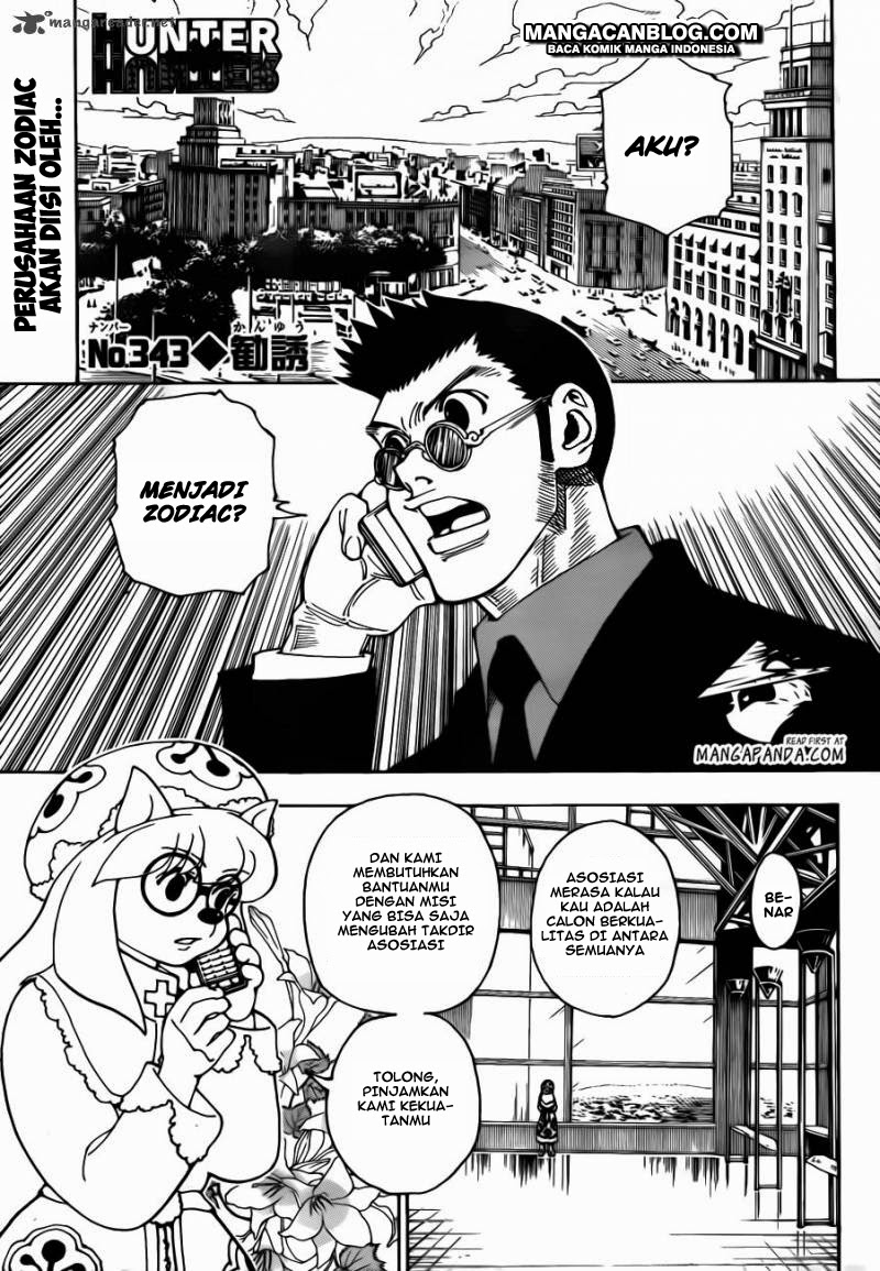 Hunter x Hunter Chapter 343 Bahasa Indonesia