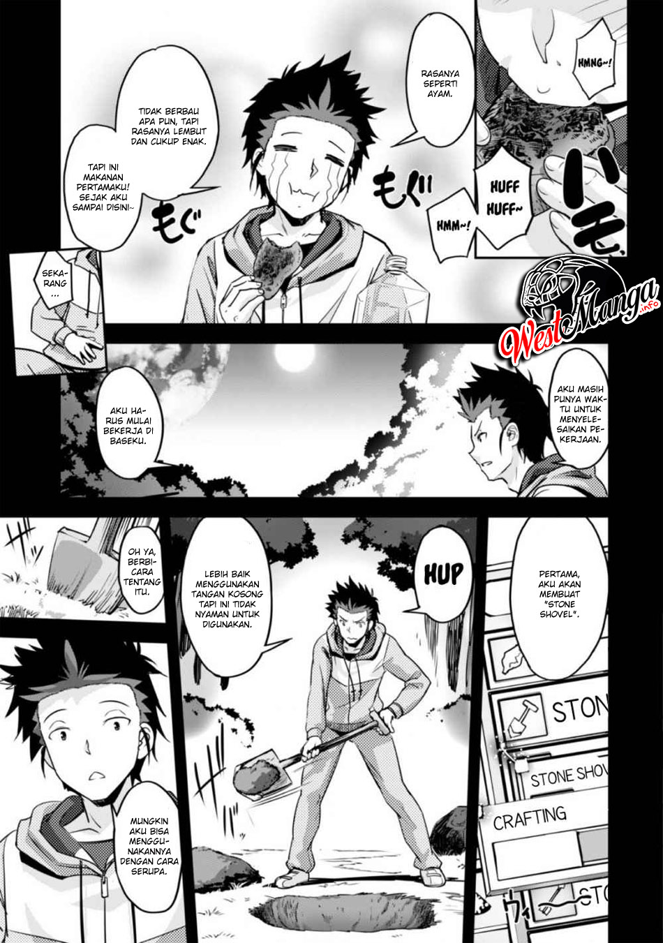 Craft Game no Nouryoku de Isekai Kouryaku!! Chapter 1.2 Bahasa Indonesia