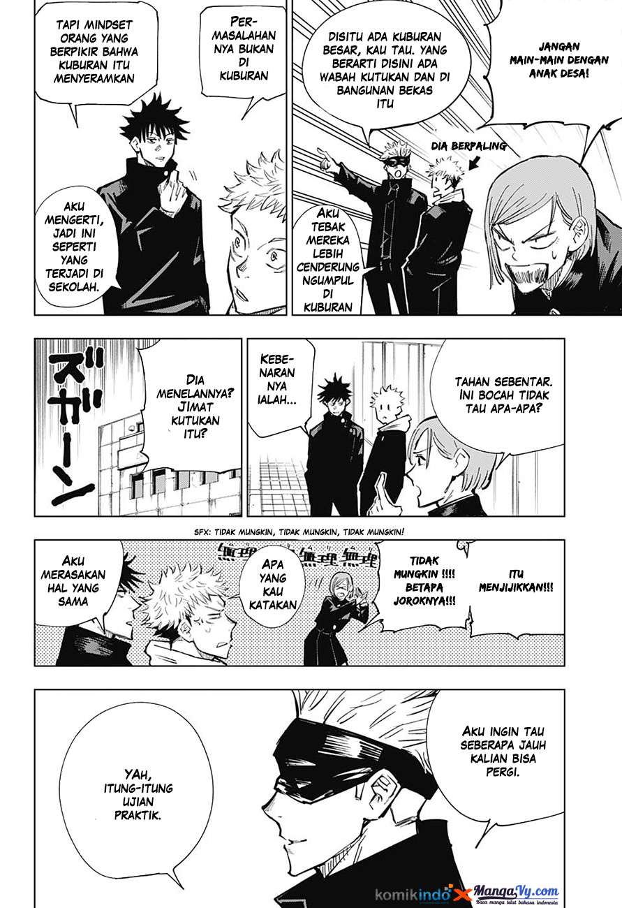 Jujutsu Kaisen Chapter 4 Bahasa Indonesia