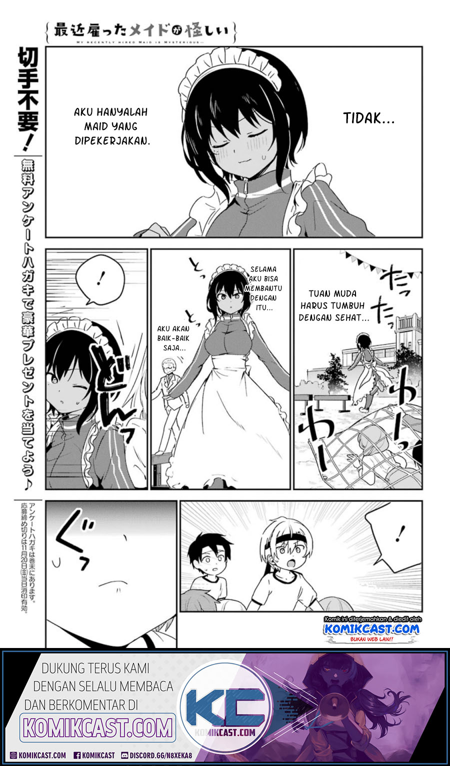 My Recently Hired Maid Is Suspicious Chapter 11 Bahasa Indonesia