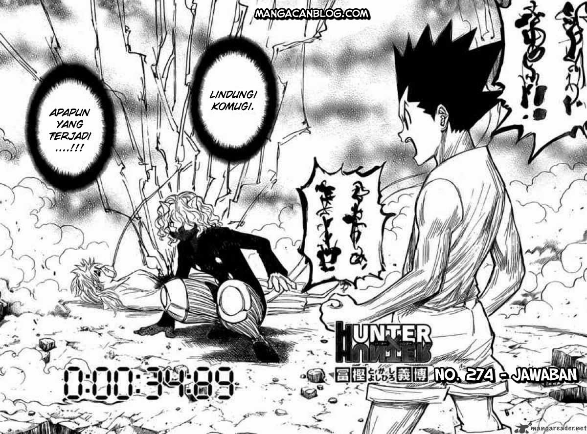 Hunter x Hunter Chapter 274 Bahasa Indonesia