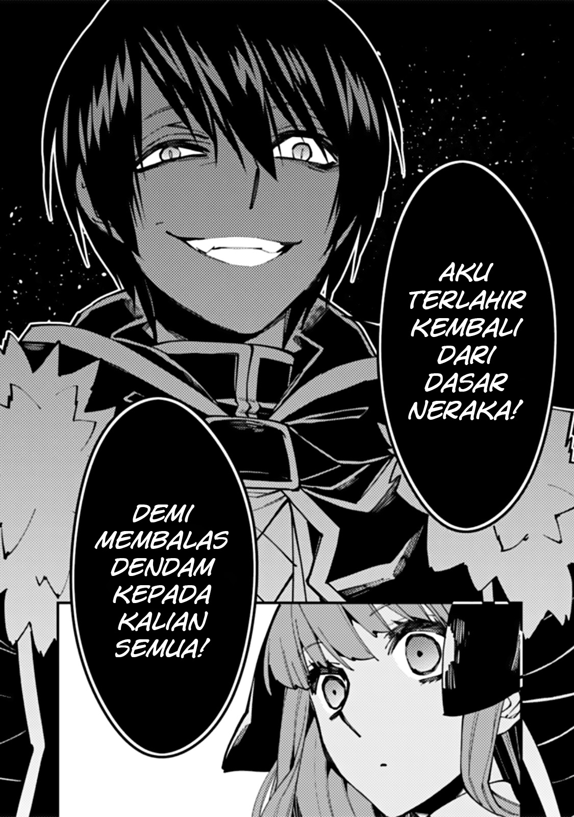 Fukushuu o Koinegau Saikyou Yuusha wa, Yami no Chikara de Senmetsu Musou Suru Chapter 58 Bahasa Indonesia