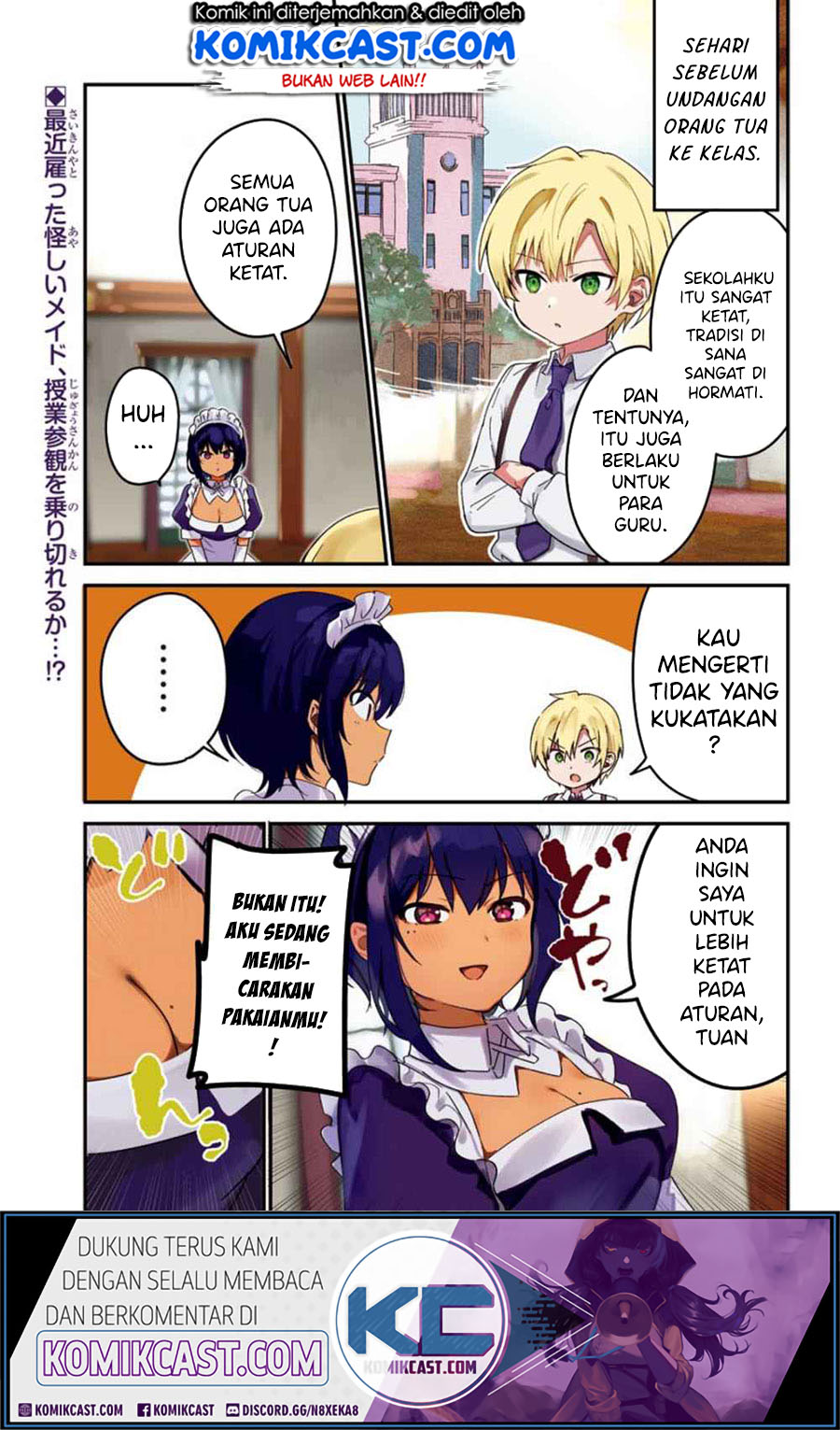 My Recently Hired Maid Is Suspicious Chapter 08 Bahasa Indonesia