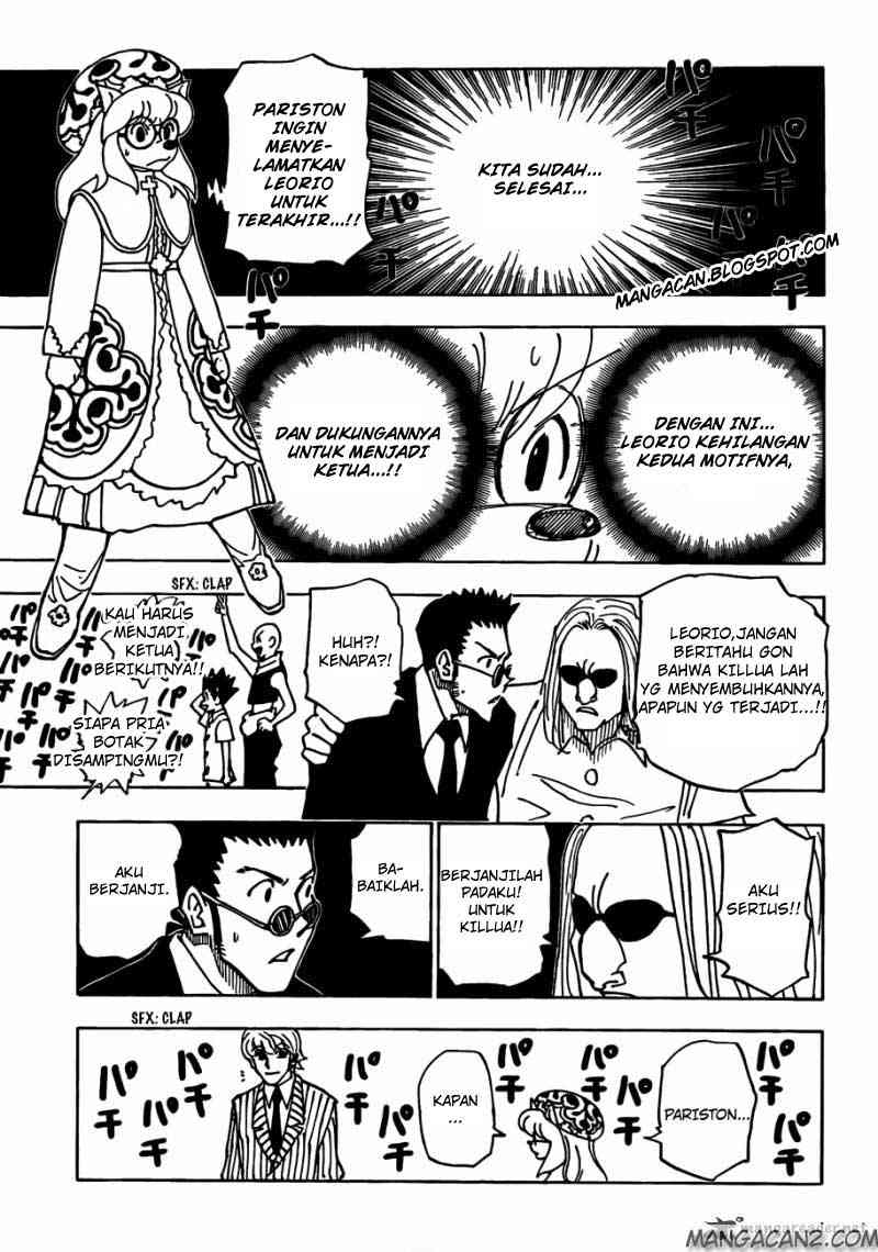 Hunter x Hunter Chapter 334 Bahasa Indonesia