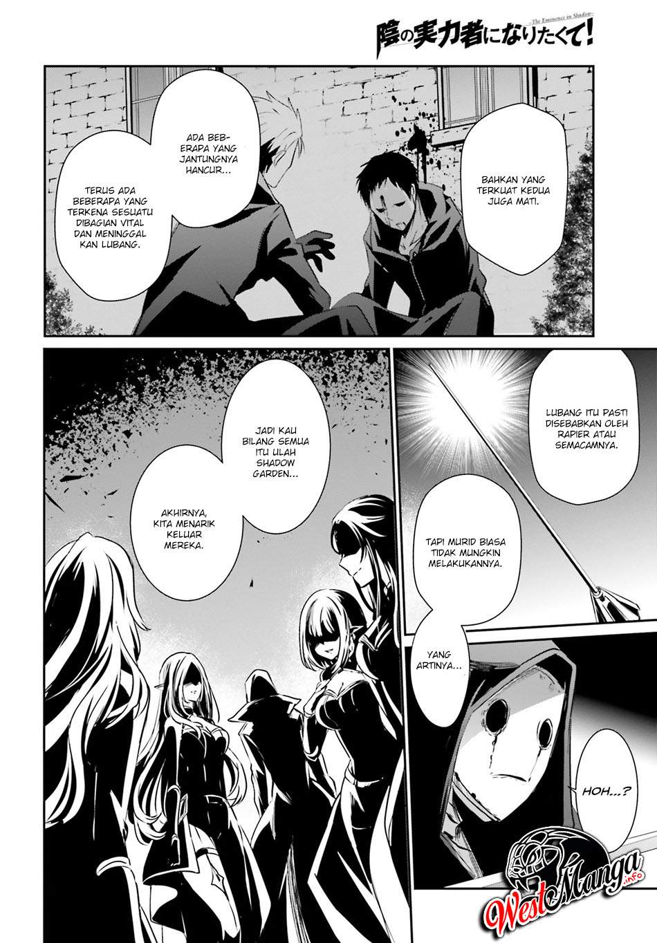 Kage no Jitsuryokusha ni Naritakute Chapter 11 Bahasa Indonesia