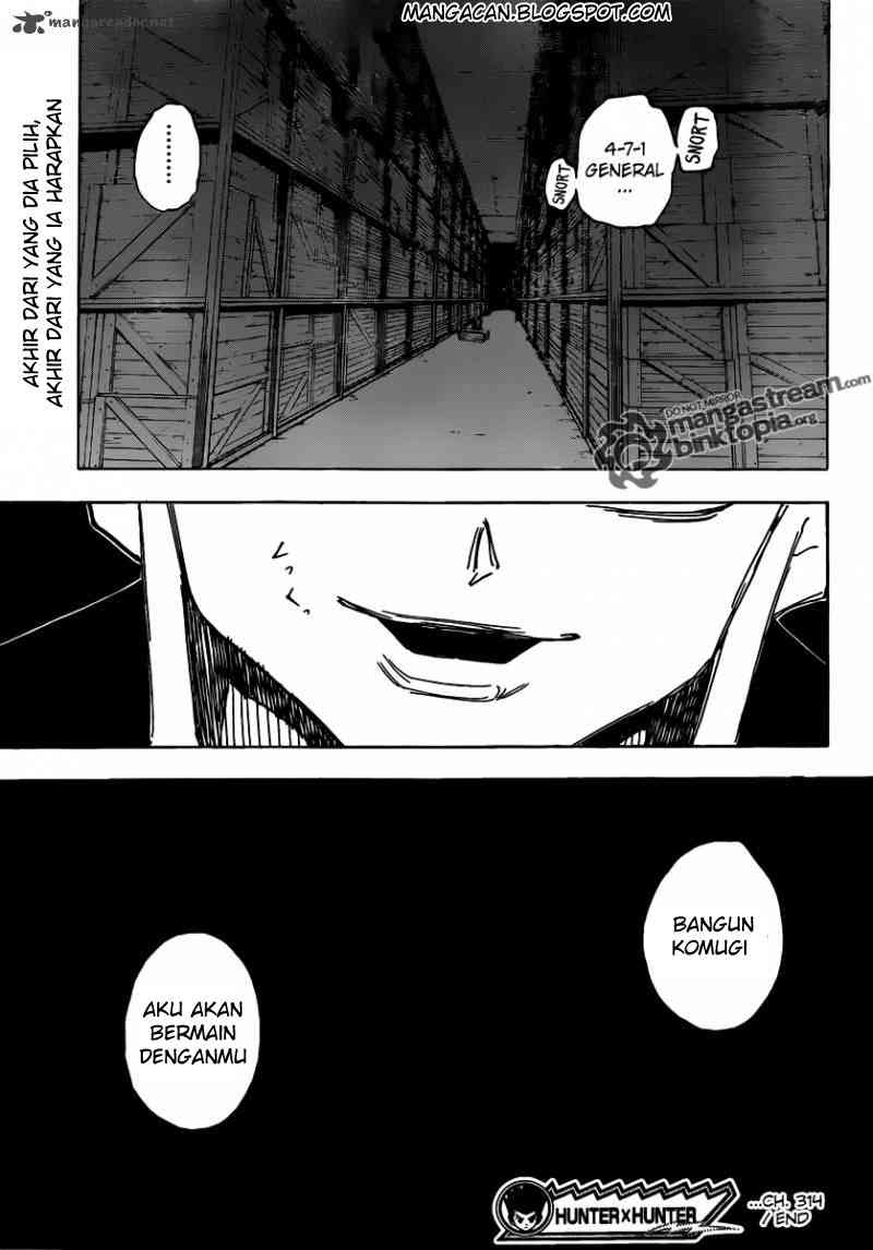 Hunter x Hunter Chapter 314 Bahasa Indonesia