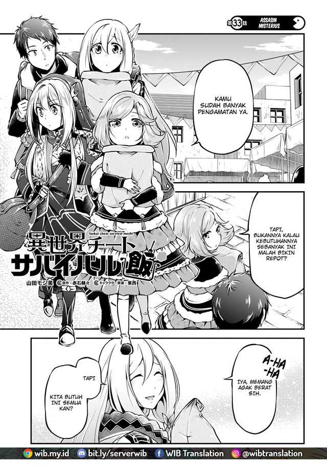 Isekai Cheat Survival Meshi Chapter 33 Bahasa Indonesia