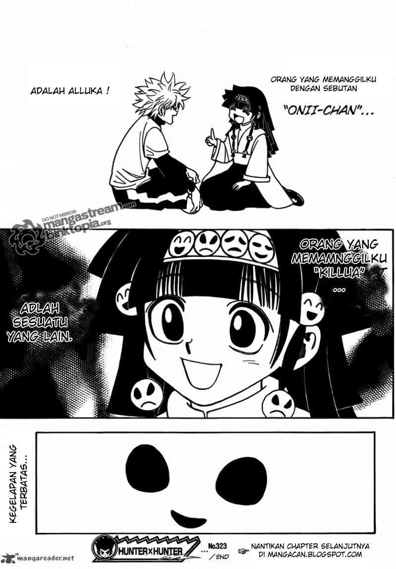 Hunter x Hunter Chapter 323 Bahasa Indonesia