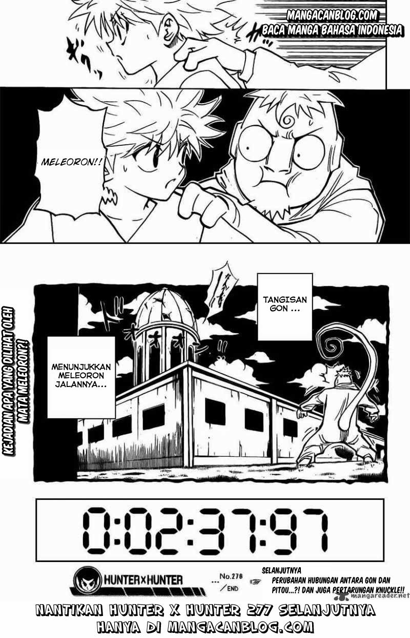 Hunter x Hunter Chapter 276 Bahasa Indonesia