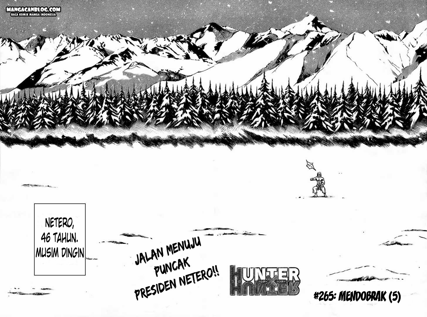 Hunter x Hunter Chapter 265 Bahasa Indonesia