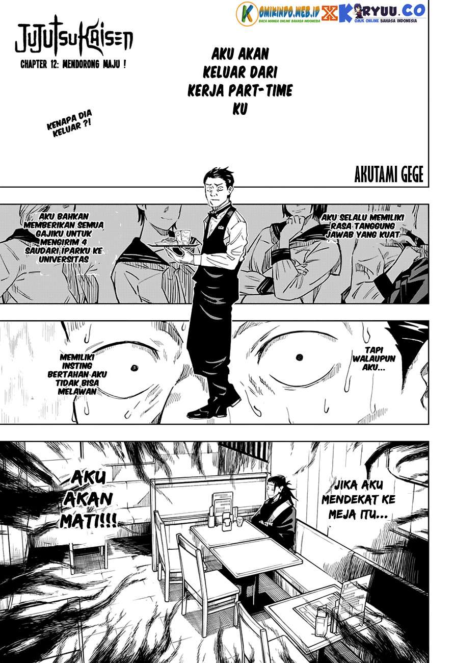 Jujutsu Kaisen Chapter 12 Bahasa Indonesia