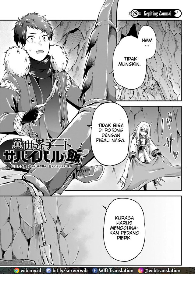 Isekai Cheat Survival Meshi Chapter 29 Bahasa Indonesia