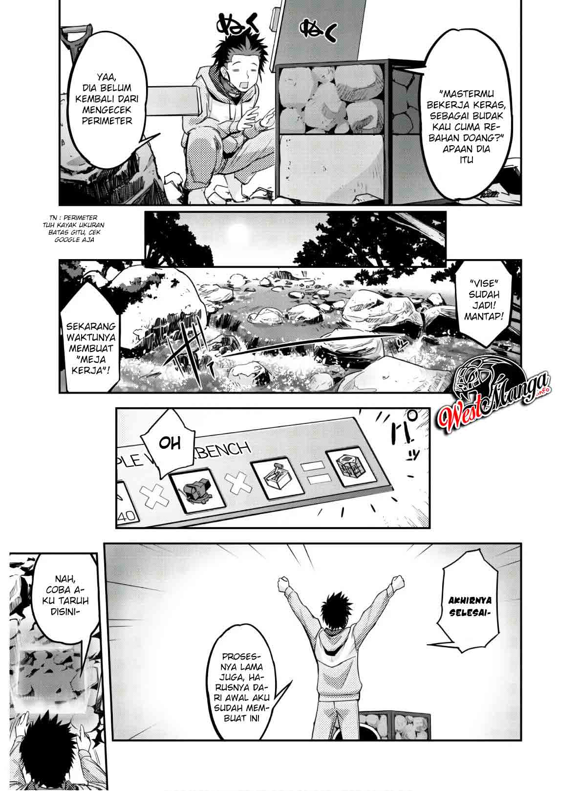 Craft Game no Nouryoku de Isekai Kouryaku!! Chapter 04 Bahasa Indonesia