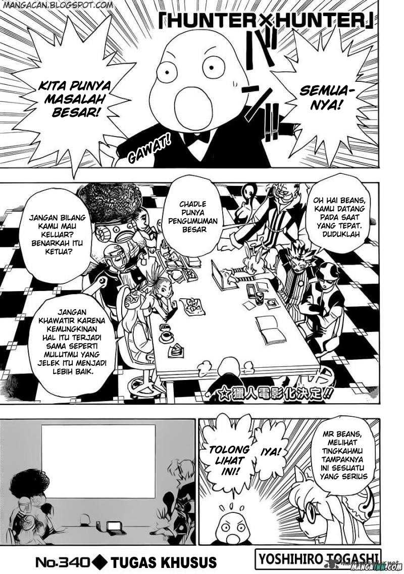 Hunter x Hunter Chapter 340 Bahasa Indonesia