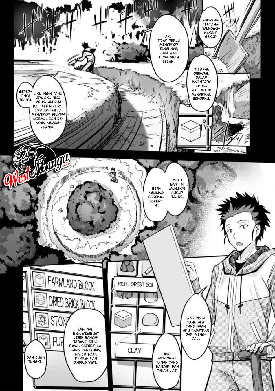 Craft Game no Nouryoku de Isekai Kouryaku!! Chapter 1.2 Bahasa Indonesia