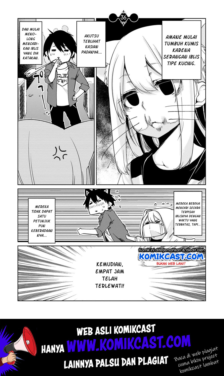 Oroka na Tenshi wa Akuma to Odoru Chapter 36 Bahasa Indonesia