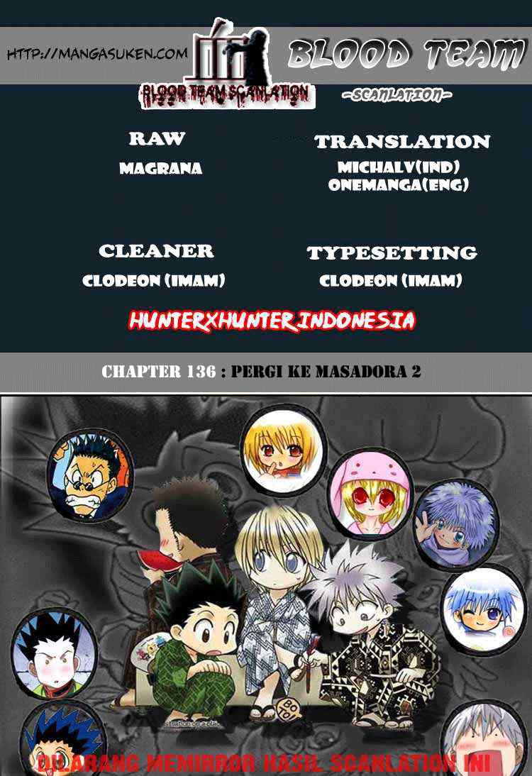 Hunter x Hunter Chapter 136 Bahasa Indonesia