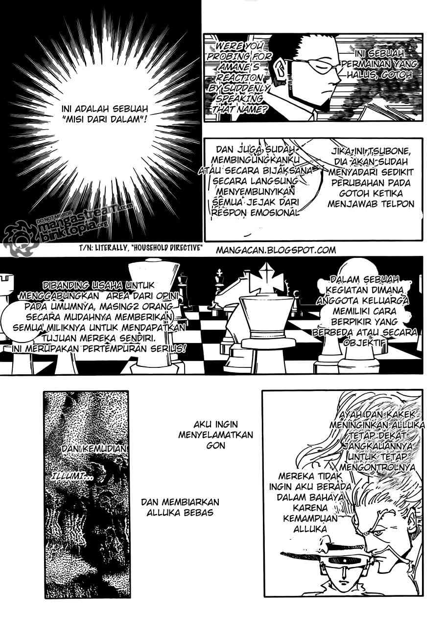 Hunter x Hunter Chapter 326 Bahasa Indonesia