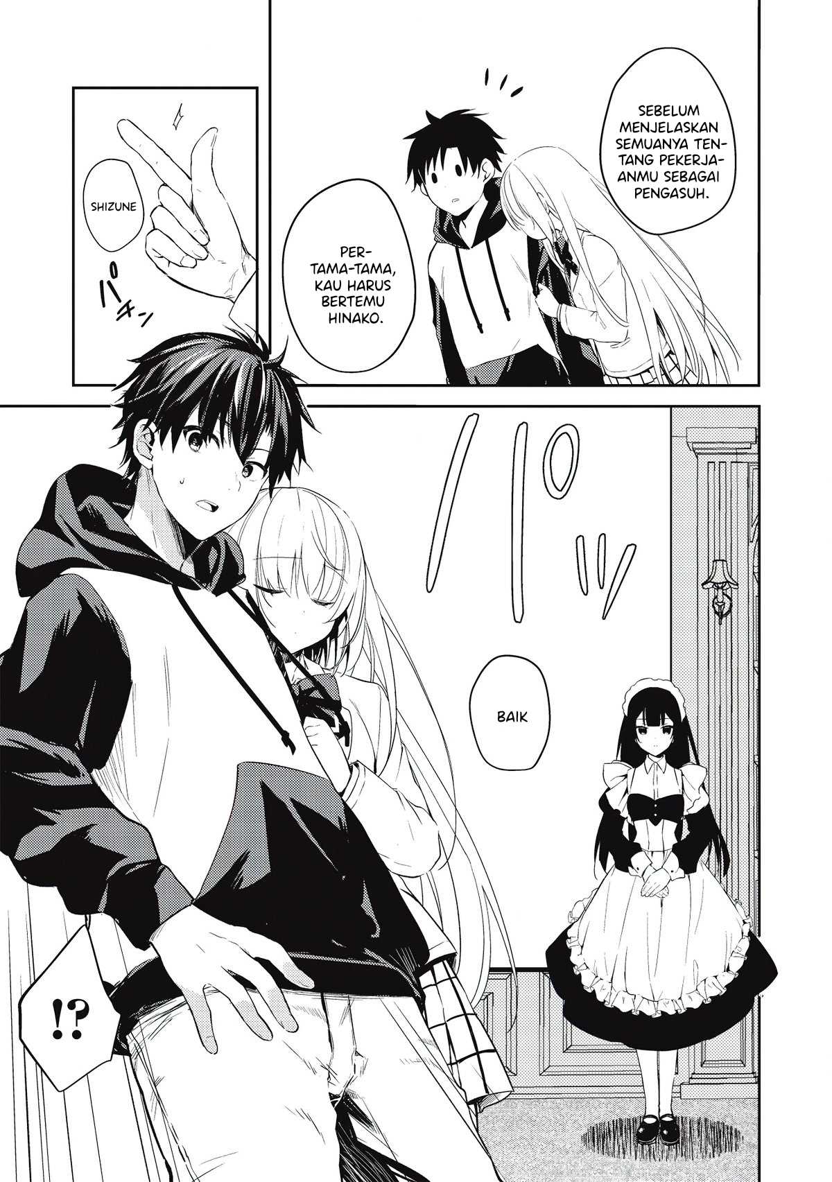 Saijo no Osewa Takane no Hana-darakena Meimon-kou de, Gakuin Ichi no Ojou-sama (Seikatsu Nouryoku Kaimu) wo Kagenagara Osewa suru Koto ni Narimashita Chapter 02.1 Bahasa Indonesia