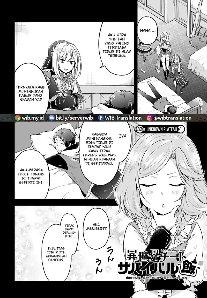 Isekai Cheat Survival Meshi Chapter 32 Bahasa Indonesia