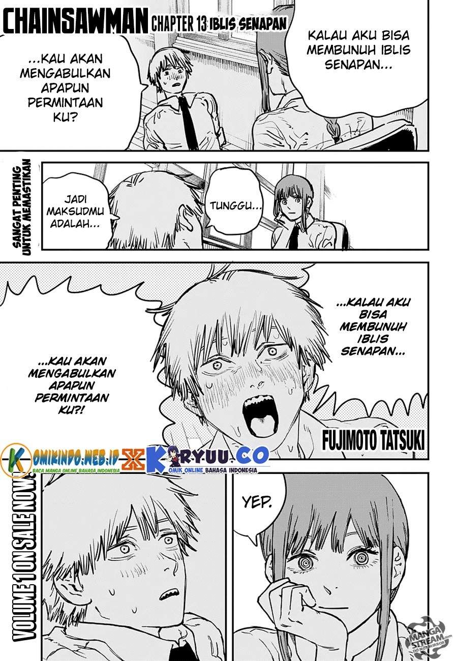 Chainsaw Man Chapter 13 Bahasa Indonesia