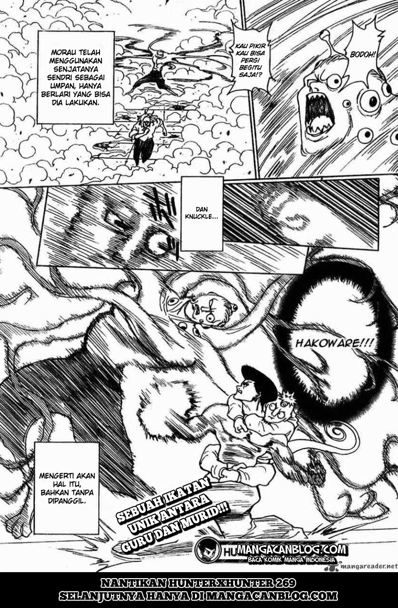 Hunter x Hunter Chapter 268 Bahasa Indonesia