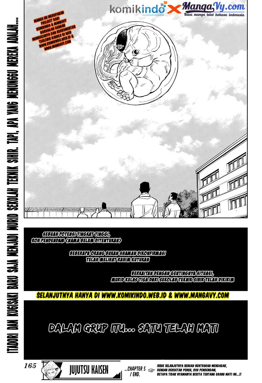 Jujutsu Kaisen Chapter 5 Bahasa Indonesia