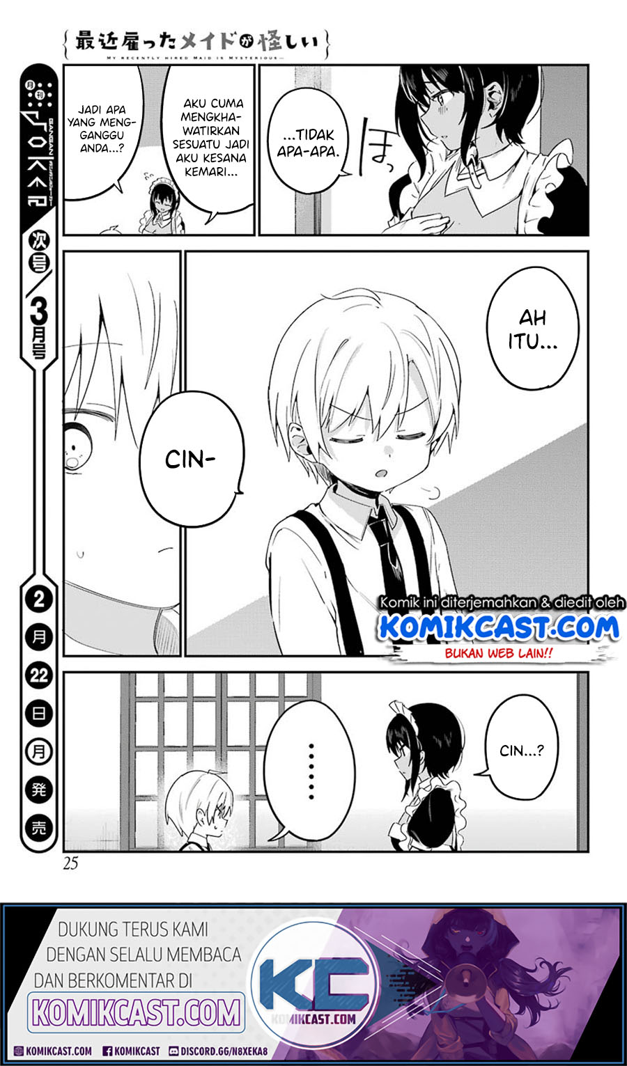 My Recently Hired Maid Is Suspicious Chapter 14 Bahasa Indonesia