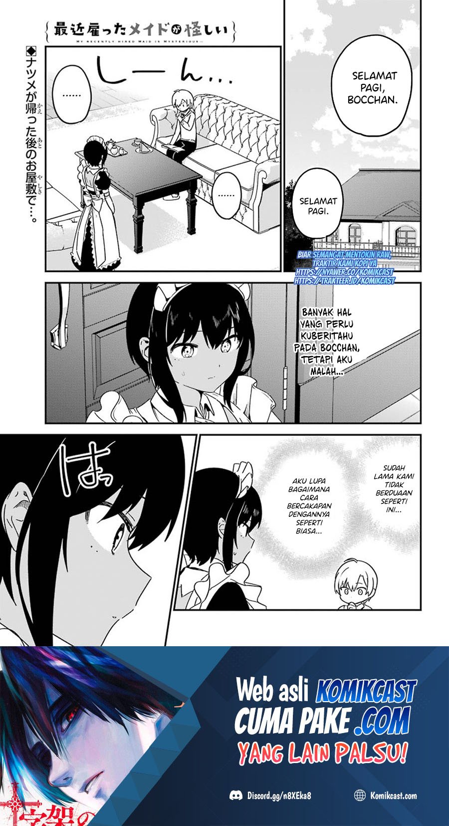 My Recently Hired Maid Is Suspicious Chapter 26 Bahasa Indonesia