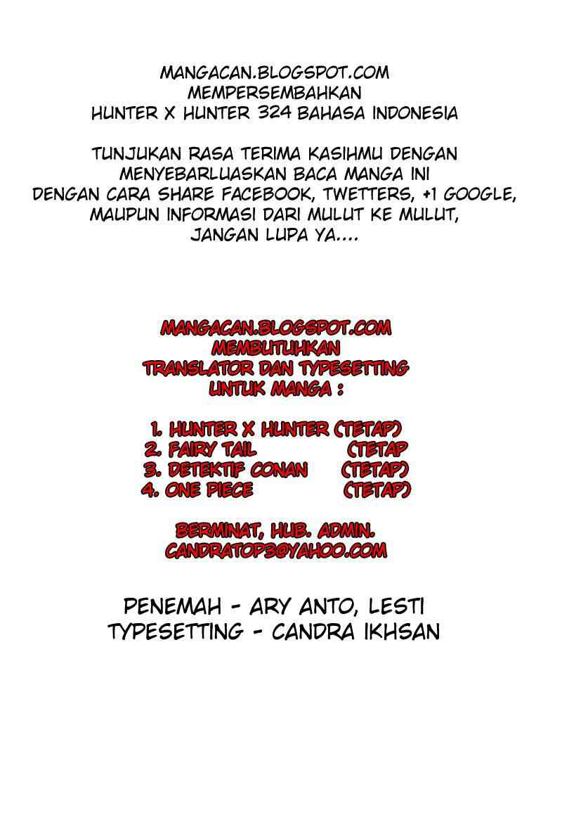 Hunter x Hunter Chapter 326 Bahasa Indonesia