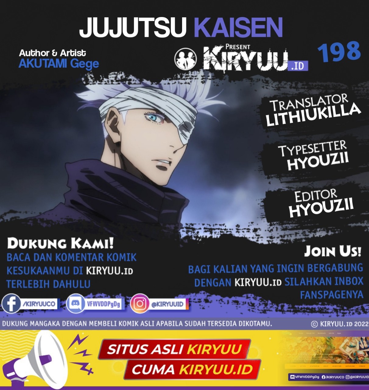 Jujutsu Kaisen Chapter 198 Bahasa Indonesia