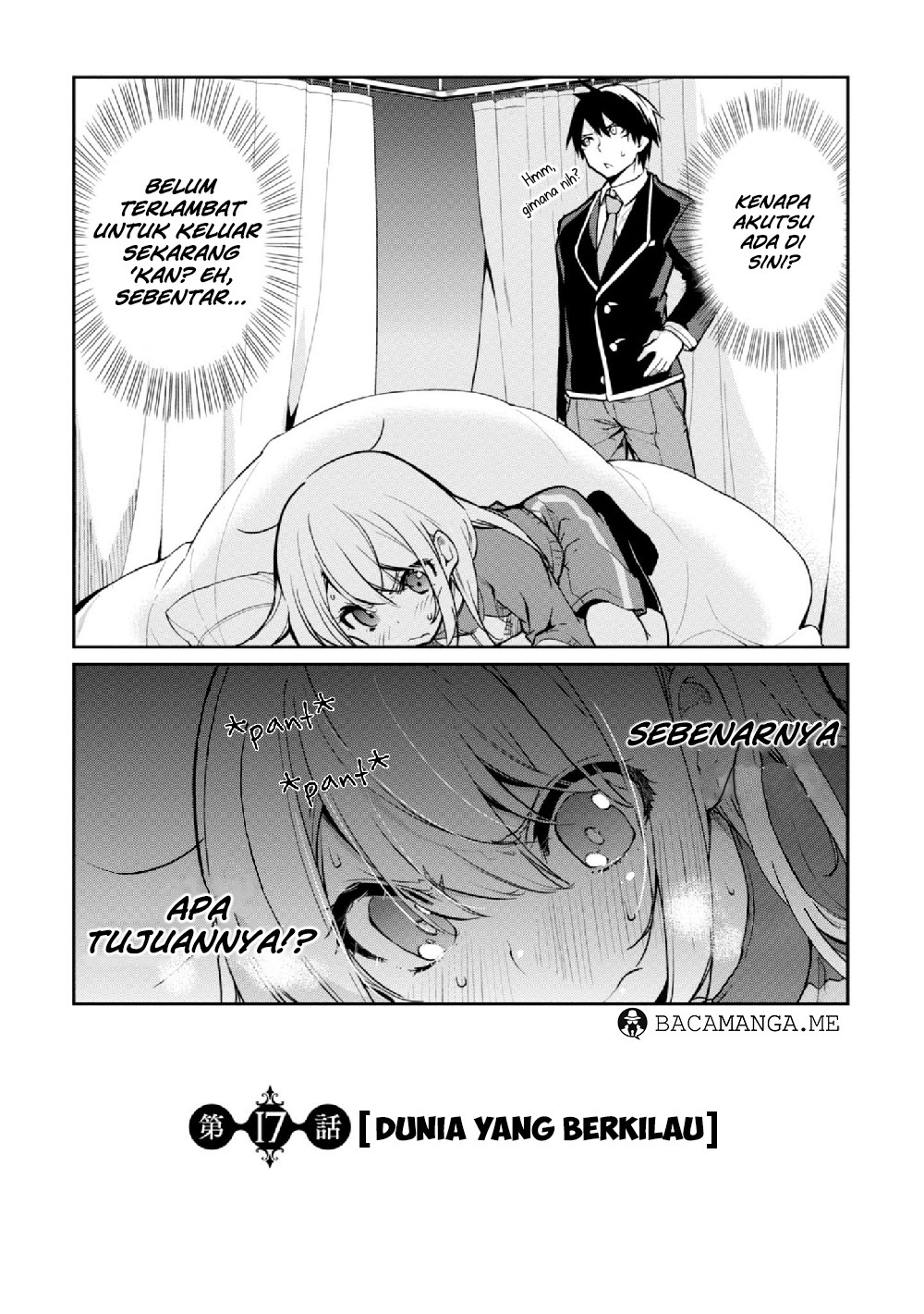 Oroka na Tenshi wa Akuma to Odoru Chapter 17 Bahasa Indonesia