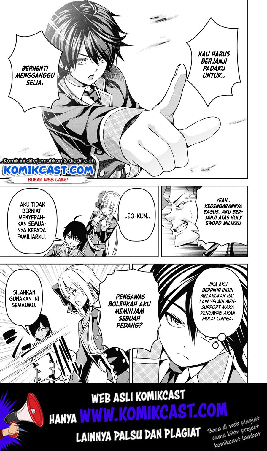 Demon’s Sword Master of Excalibur School Chapter 4 Bahasa Indonesia