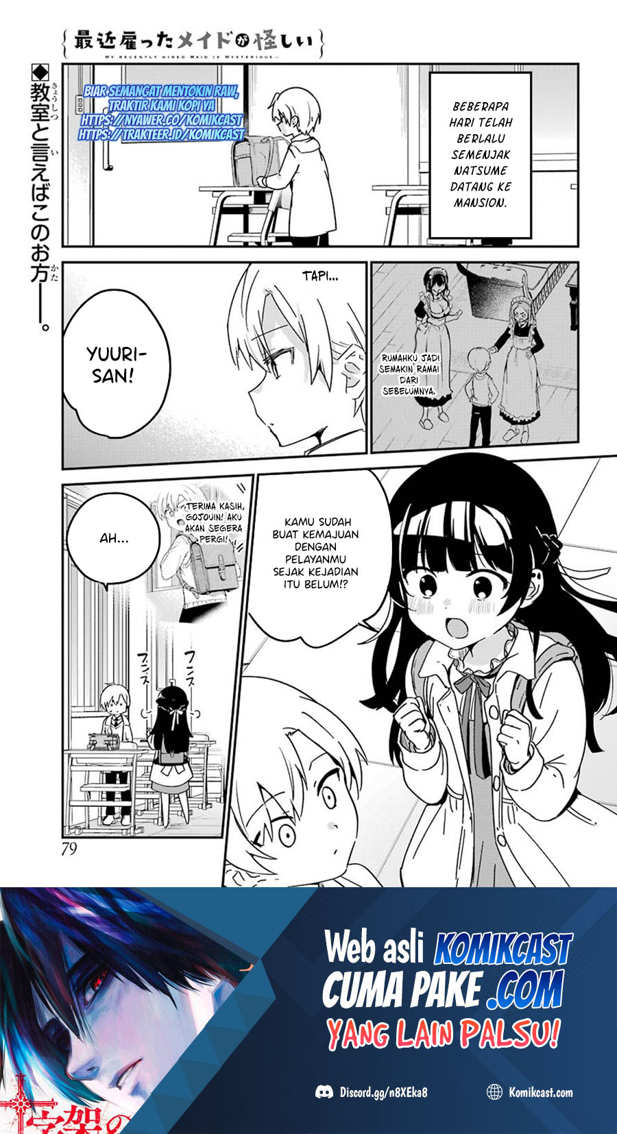 My Recently Hired Maid Is Suspicious Chapter 25 Bahasa Indonesia