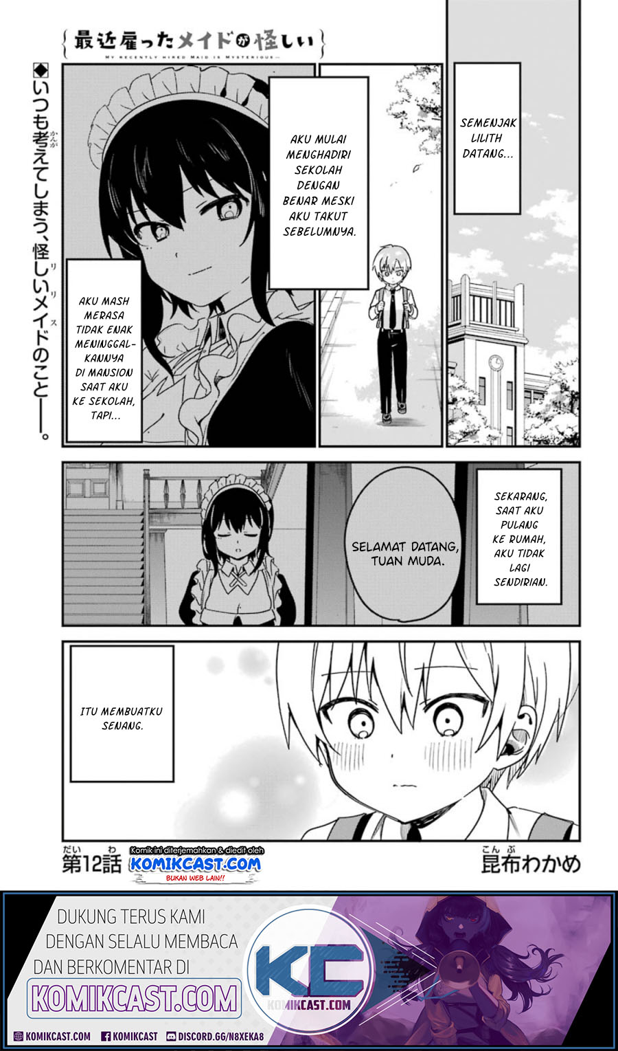 My Recently Hired Maid Is Suspicious Chapter 12 Bahasa Indonesia