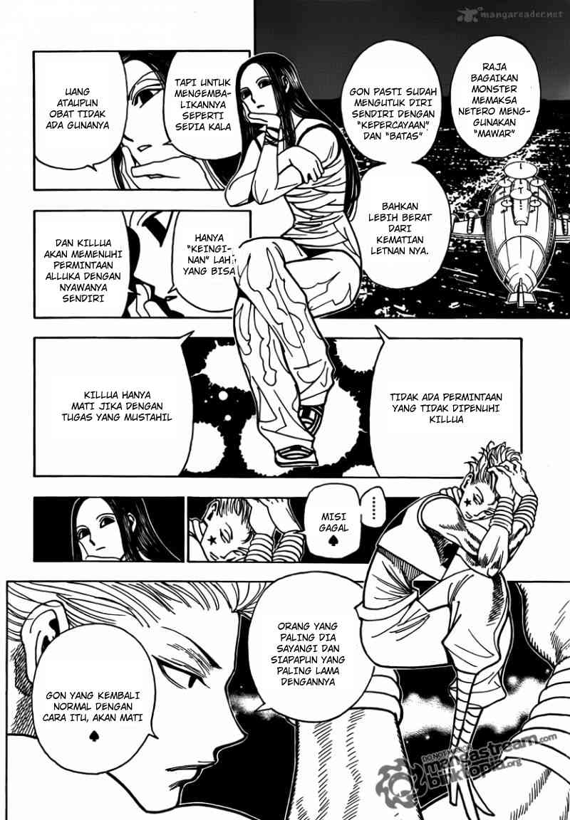 Hunter x Hunter Chapter 323 Bahasa Indonesia