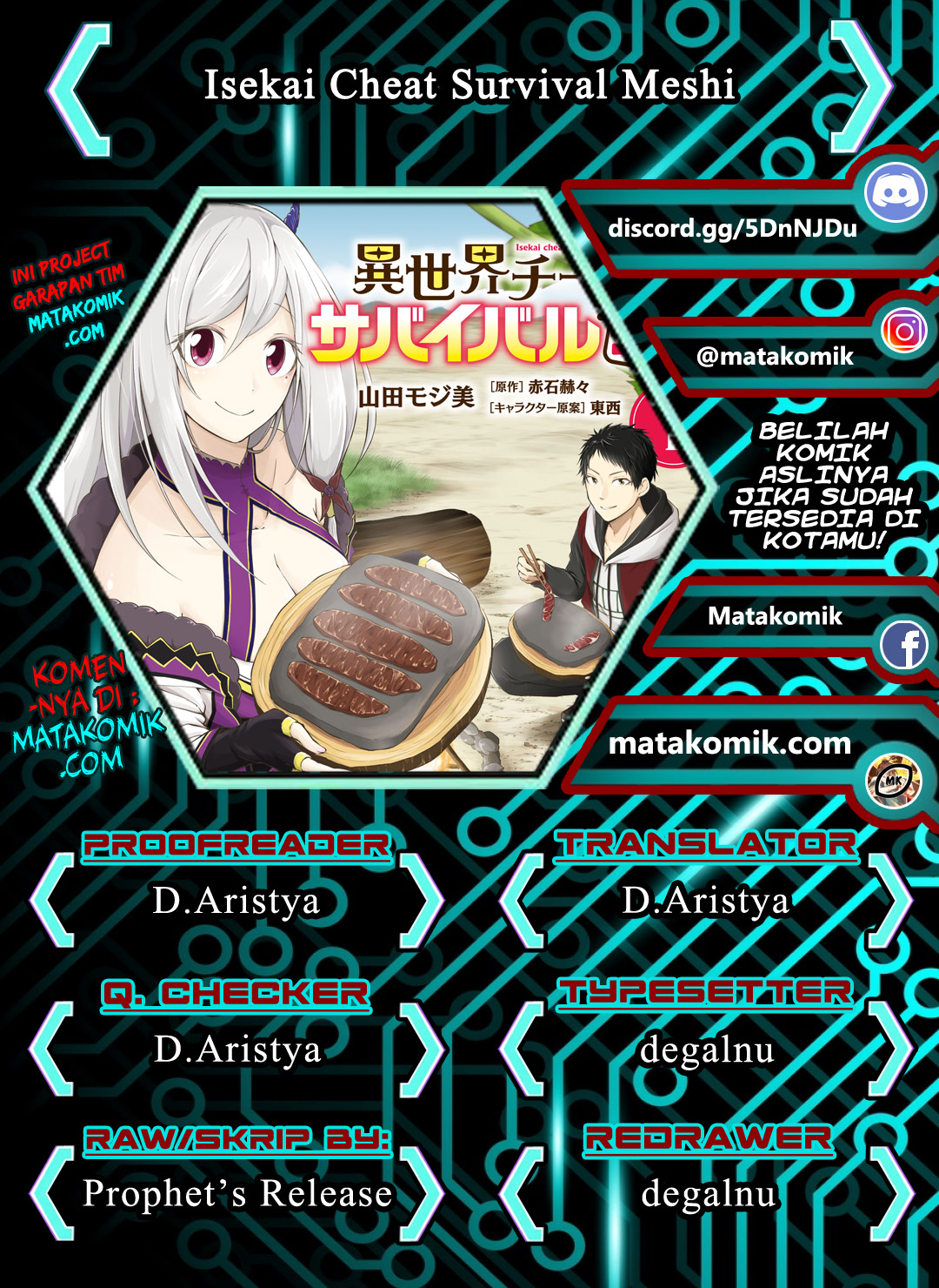 Isekai Cheat Survival Meshi Chapter 14 Bahasa Indonesia